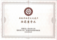 喜報！壯藥正骨水制作技藝榮獲縣級非物質(zhì)文化遺產(chǎn)項(xiàng)目
